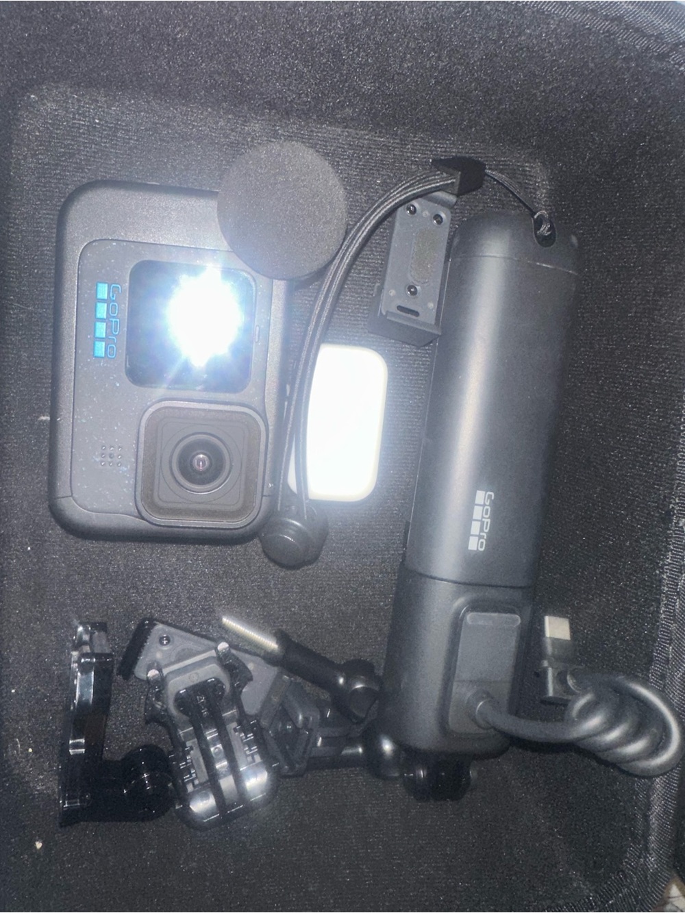 GoPro HERO Black Camera Bundle with Black Floating Handle and Mounts